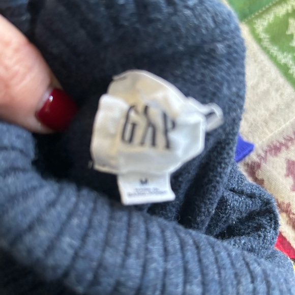 Turtleneck Sweater Size Medium Blue GAP - Picture 5 of 5